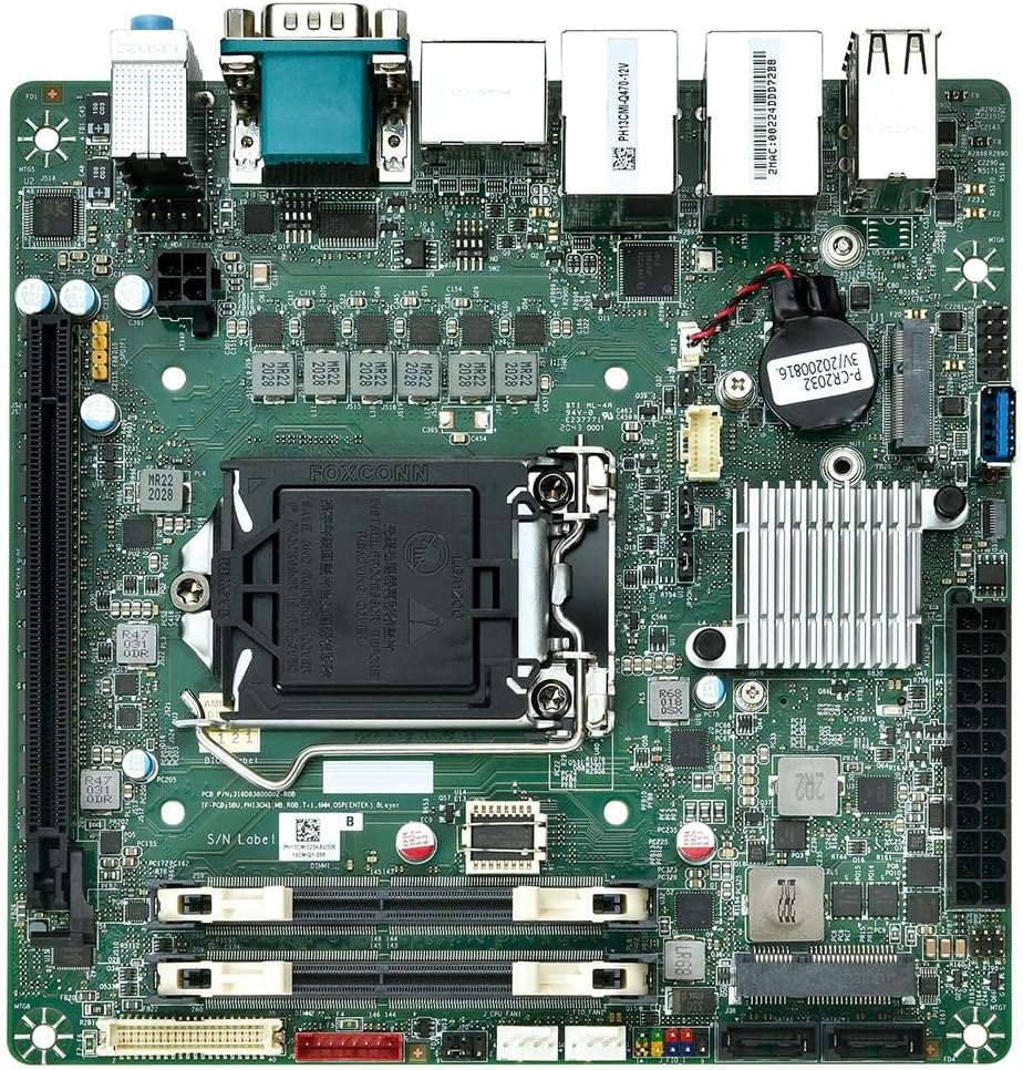 Mitac PH13CMI-Q470-ATX Comet Lake 10th Gen Mini ITX Motherboard, vPro, Dual LAN