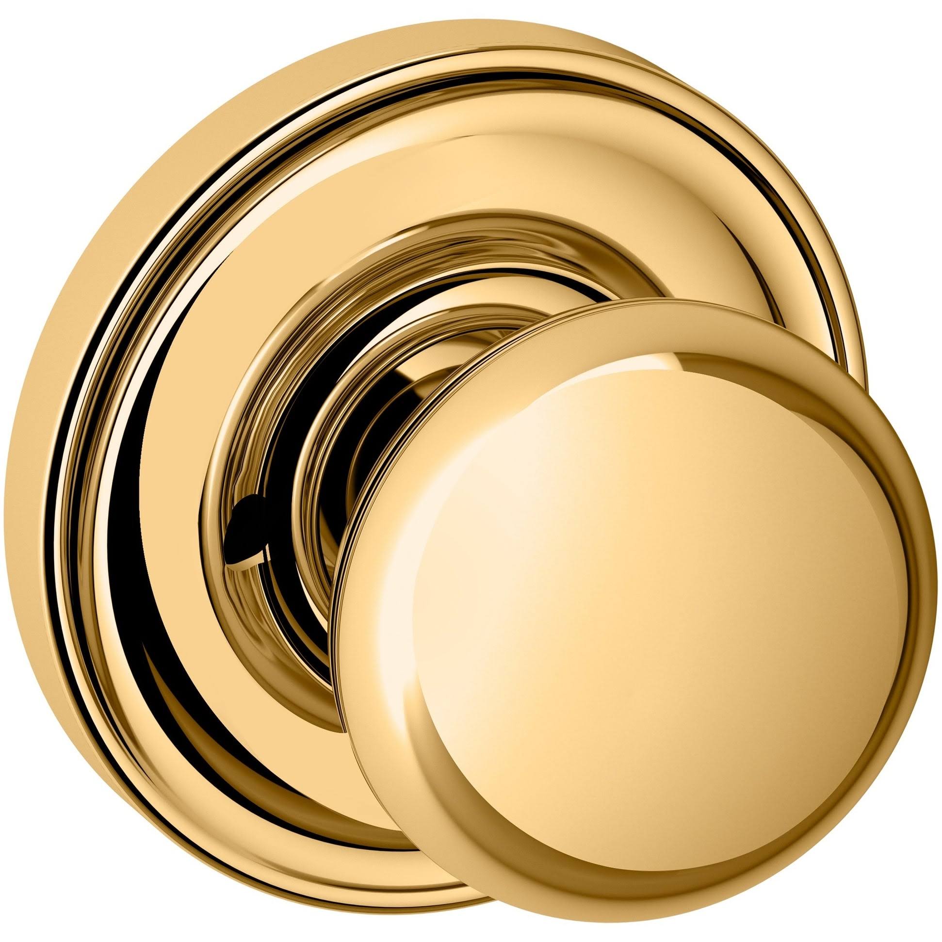 Baldwin 5030 Estate Privacy Set Non-Lacquered Brass