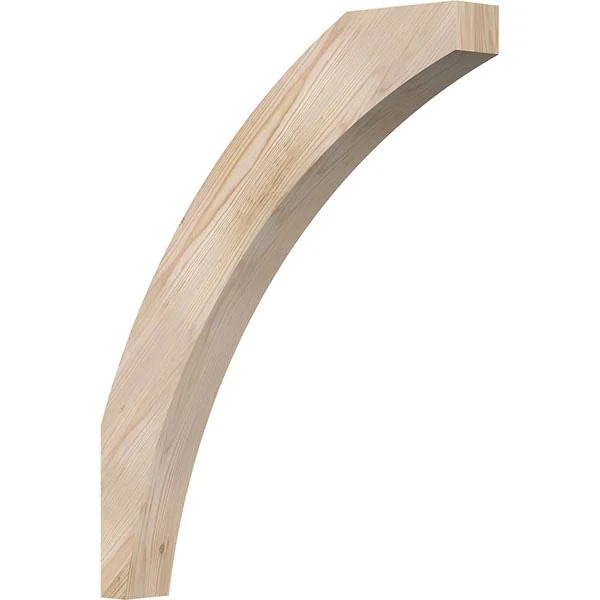 Ekena Millwork 3 1/2x22W x 26x22D x 32x22H Thorton Smooth Brace, Douglas Fir