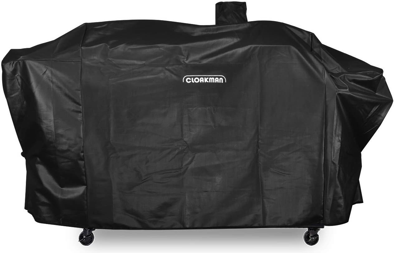 Cloakman Premium Heavy-Duty Series Pit Boss Memphis Ultimate Grill Cover and Smoke Hollow PS9900-SY18 DG1100S 4in1 Combo Grill Cover GC7000 Pack of 2