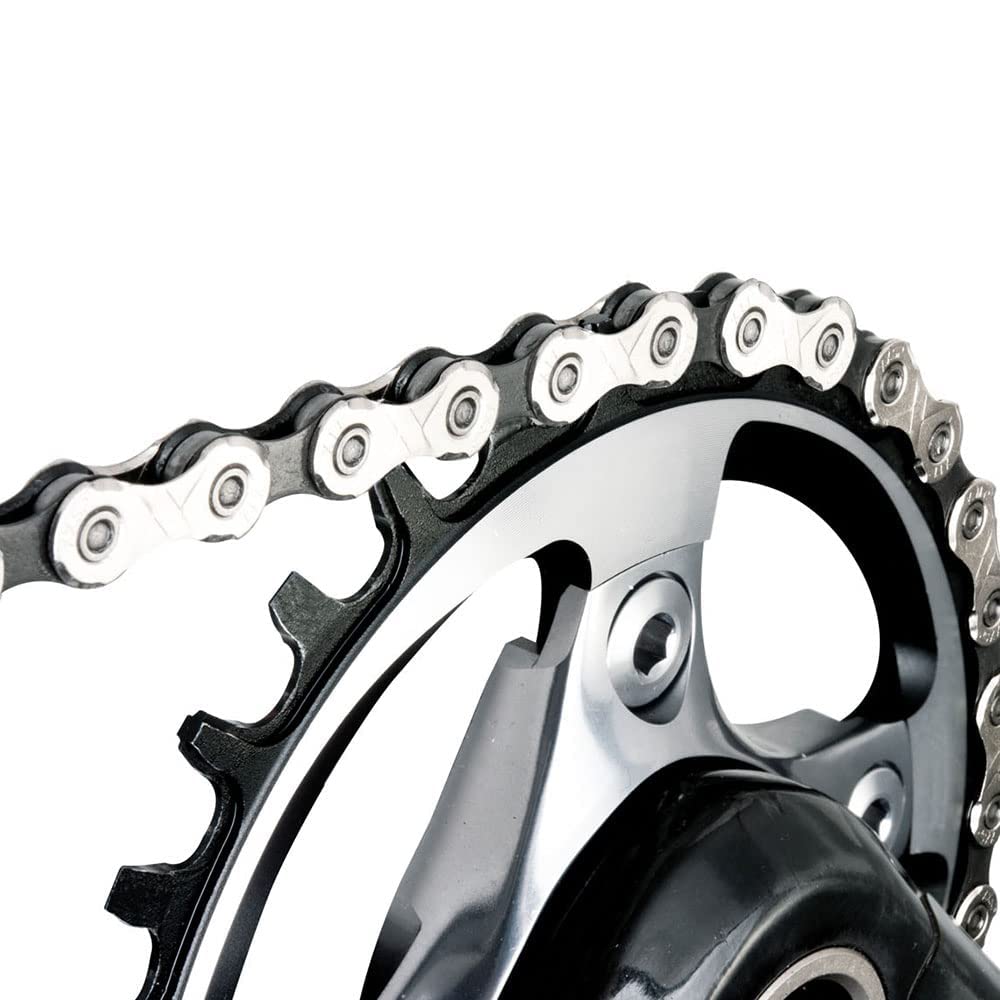 KMC X11 11 Speed Chain 118 Links, Bike Chains Bicycle Chain with Missing Link,Silver/Black