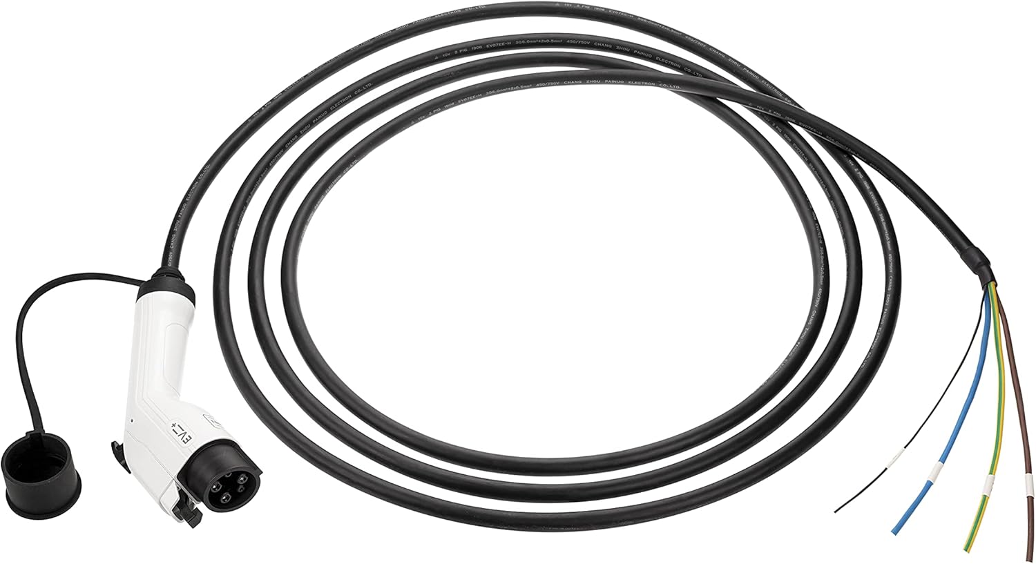 EV + Level 2 Charger Replacement Cord for Electric Vehicles - 32 Amp 240 Volt SAE J1772 Charger for All Charging Stations - 20 ft Charging Cable