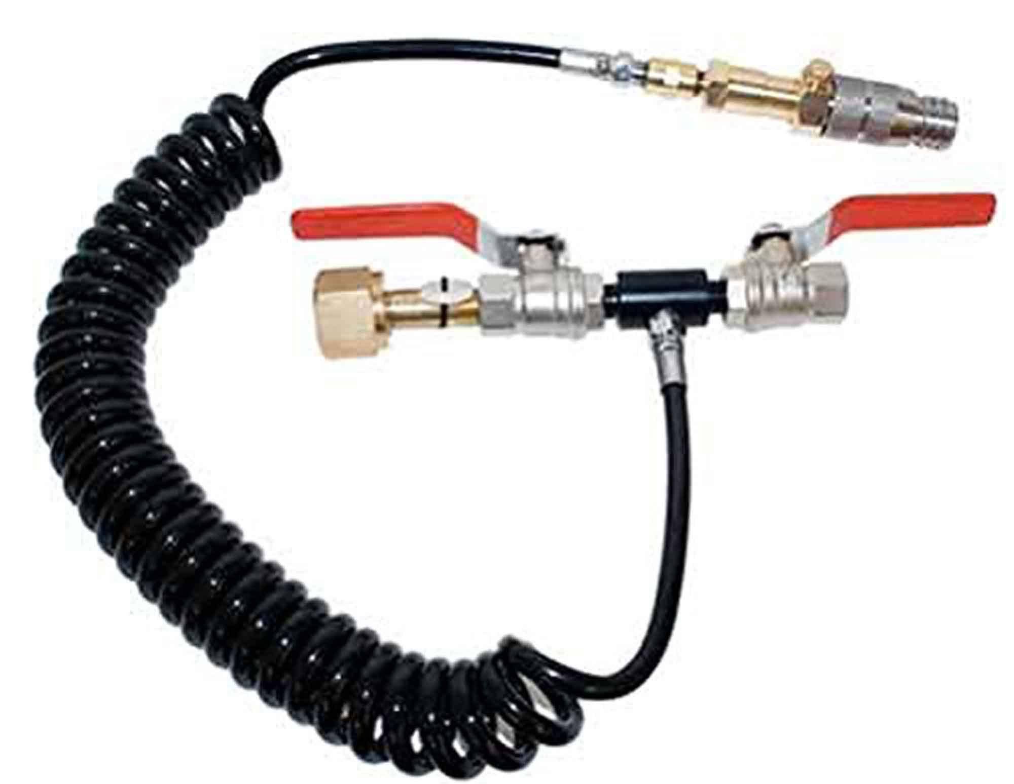 Soda Maker Machine Adapter to CGA 320 with On-Off(Bulk CO2) Tank, Coil