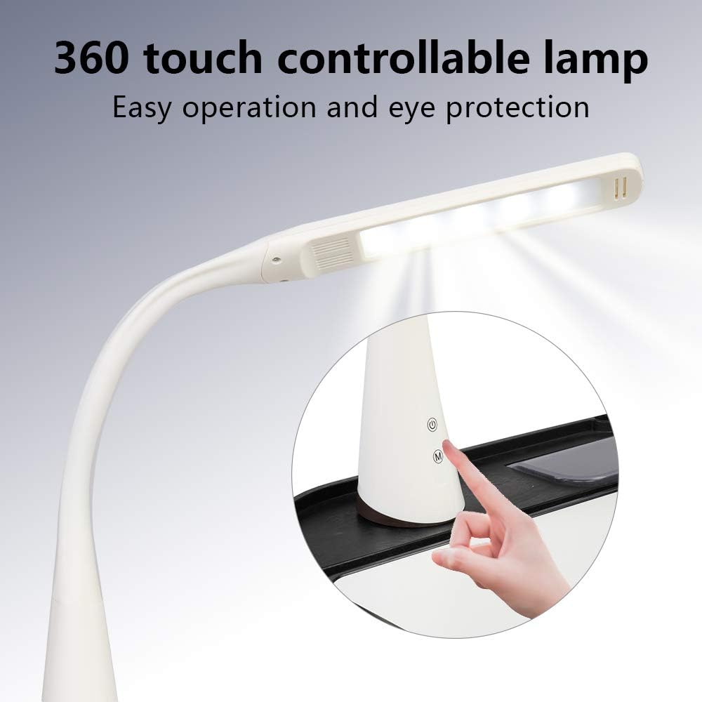 80CM Hand-cranked Lifting Top Can Tilt Children Learning Table and Chair Black (with Reading Stand USB Interface Desk Lamp)