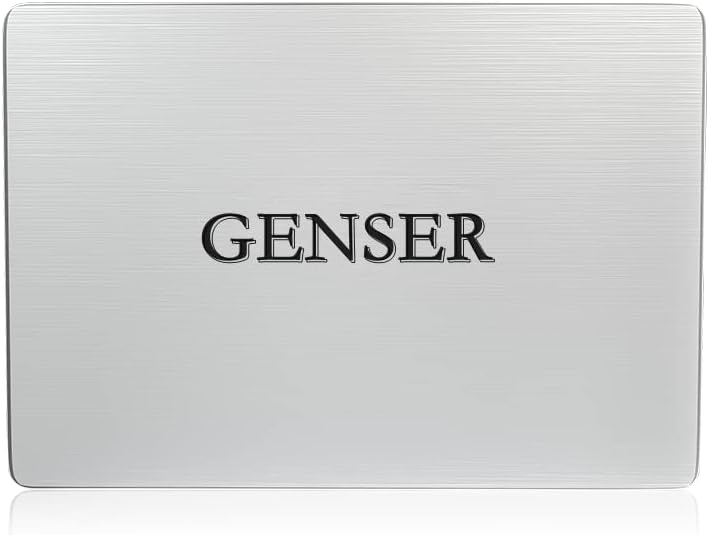 GENSER SSD 1TB 2.5'' SSD SATA 3 HD SSD 1000GB Internal Solid State Hard Disk Drive for Laptop Desktop - Black (1TB, Silver) Pack of 2