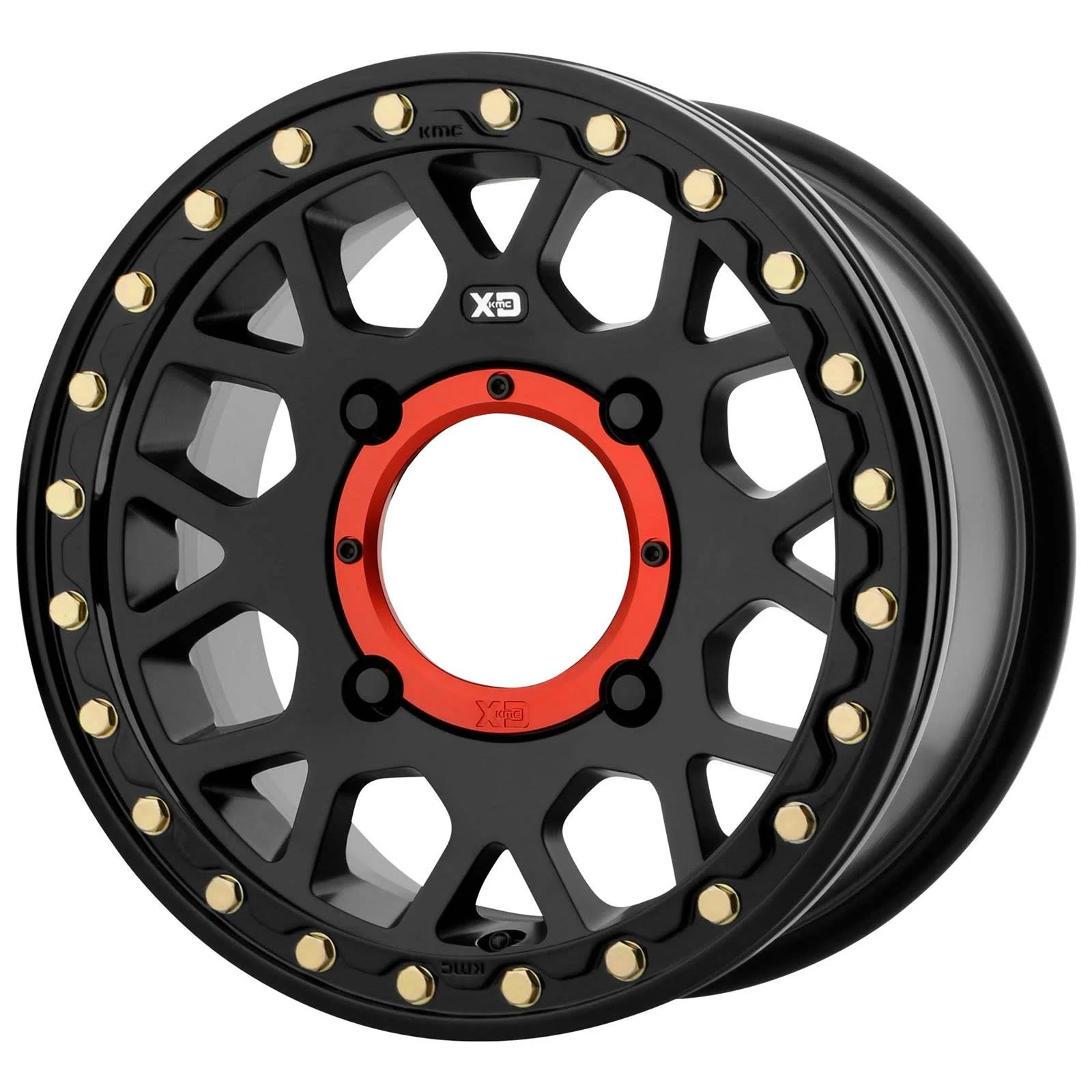 XD ATV XS235 Grenade Beadlock Wheel 14x7 4x156 Satin Black +10mm