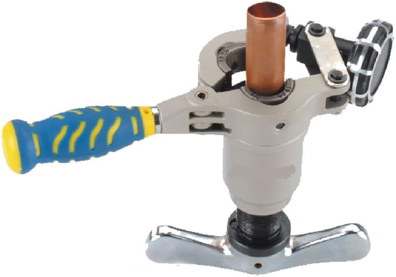 Flaring Tools Kit Eccenteic 45-Degree Cone Tubing Flaring Tool Set Includes Tube Cutter Deburring tool HVAC Refrigeration Tools for Copper Pipe Flaring 1/4-3/4 Inch O.D.Tubing By VSOON