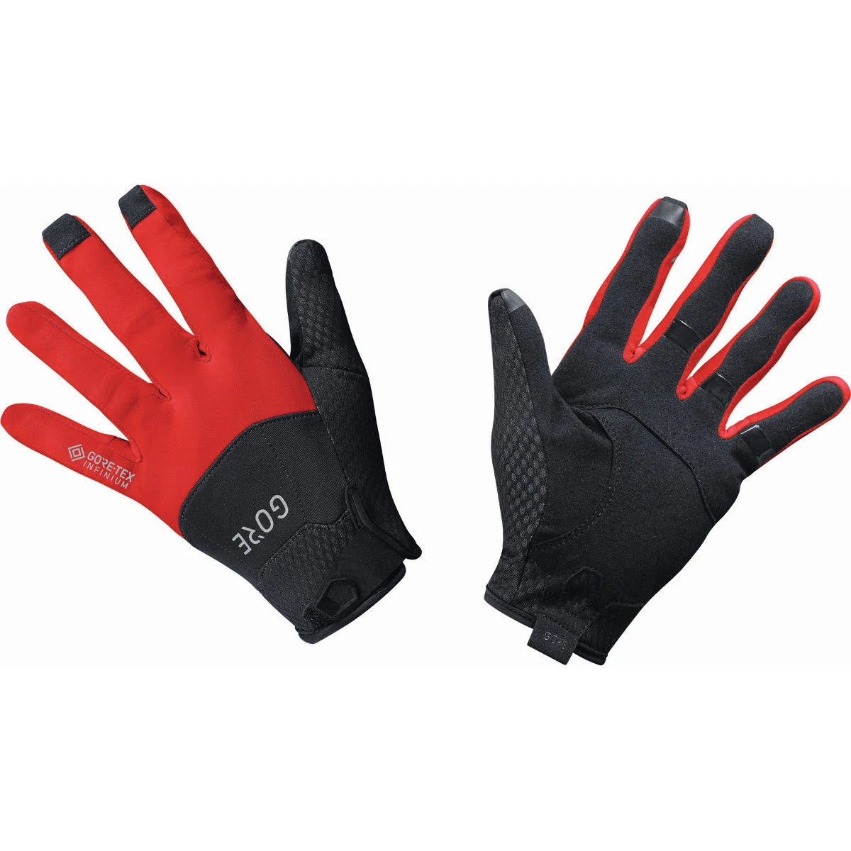 Gore Wear C5 Gore-Tex Infinium Gloves Black Red - 3XL