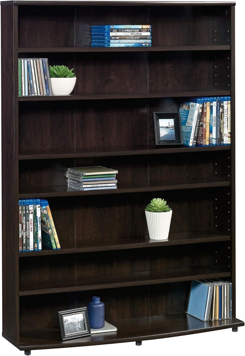 Sauder Multimedia Storage Tower, Cinnamon Cherry finish Pack of 2