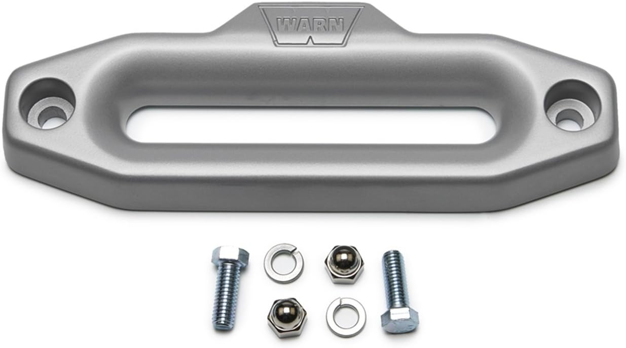WARN 87914 Hawse Style Winch Fairlead, Polished Aluminum Pack of 2