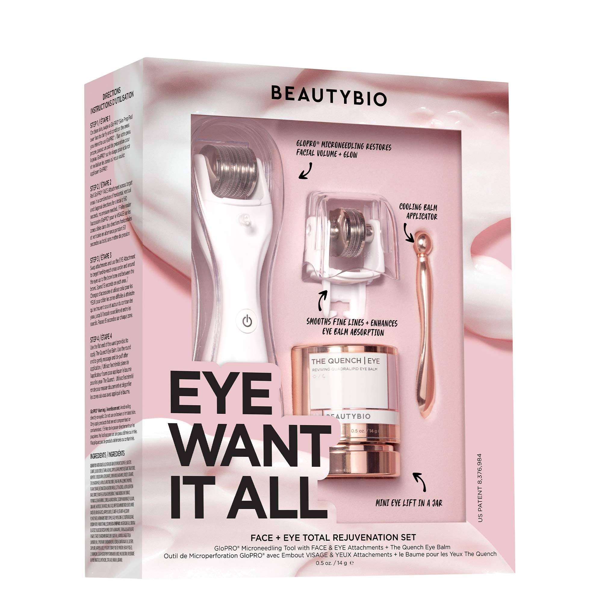 Beautybio Eye Want It All Face + Eye Microneedling Set
