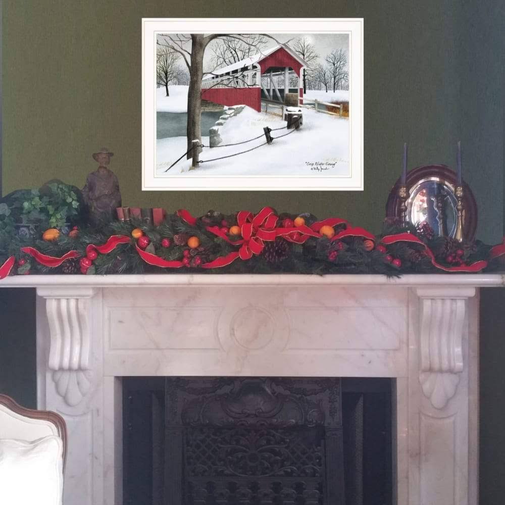 Covered Bridge Collection II 2-Piece Vignette by Billy Jacobs Wood Multi-Color