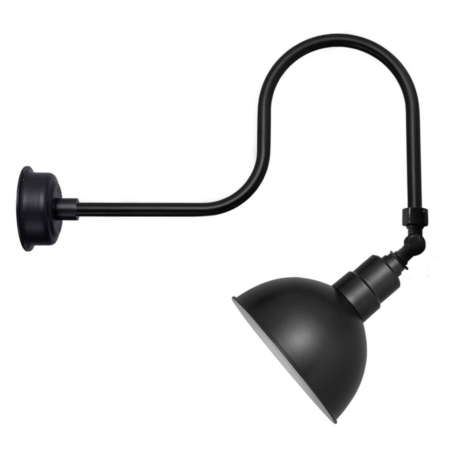 Cocoweb Blackspot LED 1-Light Outdoor Barn Light; Matte Black