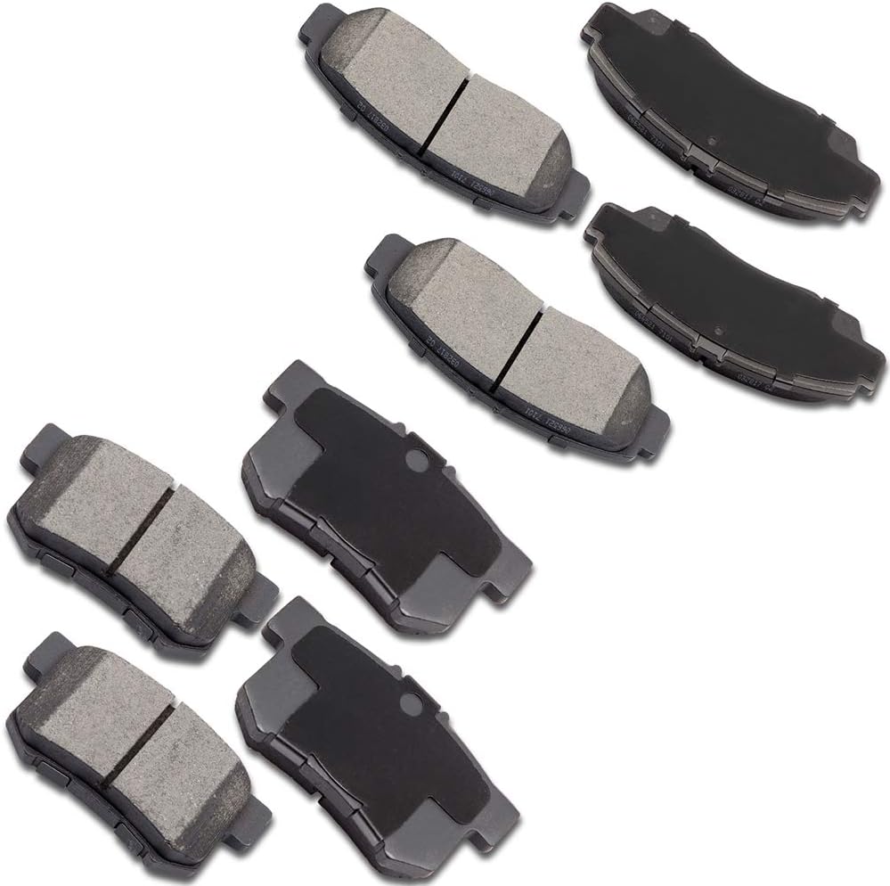 Ceramic Brakes Pads,OCPTY Quick Stop Front Rear Brake Pad fit for 2001-2003 for Acura CL,1999-2004 for Acura RL,1999-2008 for Acura TL