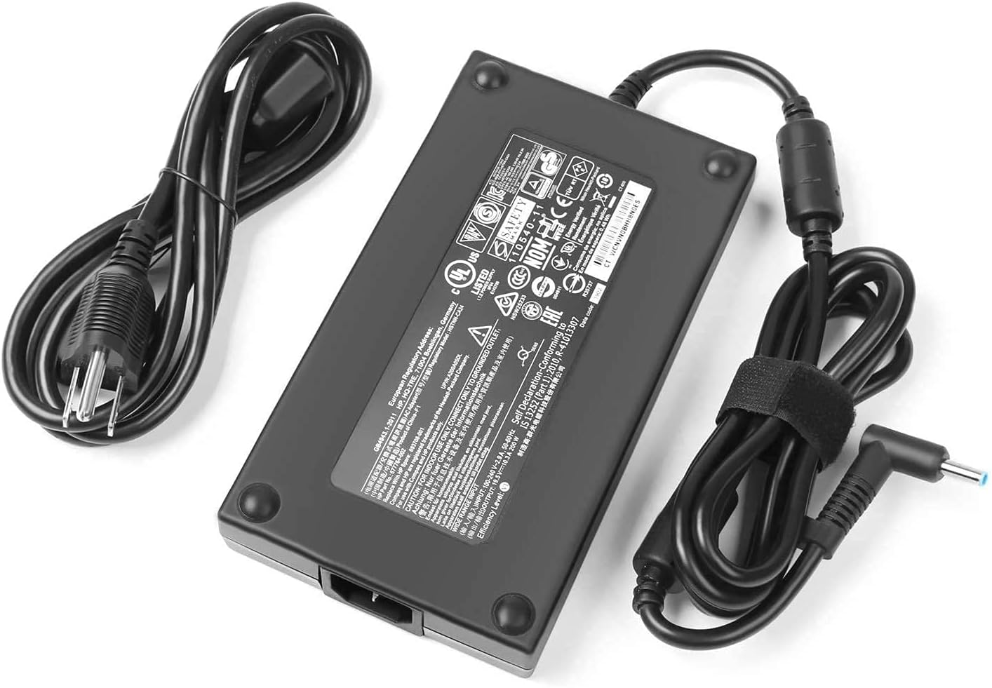 Genuine 200W Charger for HP ZBook 15 15u Fury Studio Power G3 G4 G5 G6 G7 G8 Mobile Workstation/OMEN Gaming Laptop Compatible with All Original 150W 135W 90W 65W 45W Blue Tip Power Supply Adapter Cord Pack of 2