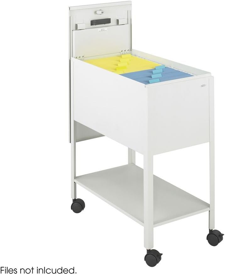 Safco Extra Deep Tub Mobile File Cart, 28.3