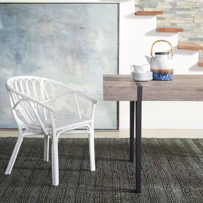 Nalani Windsor Back Arm Chair Sand u0026 Stable Color: White