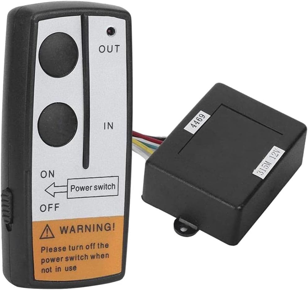 Marine Anchor Remote, Waterproof Windlass Wireless Switch, Professional Boat Sail Trim Controller for 12v Solenoid Operated Windlass Pack of 2