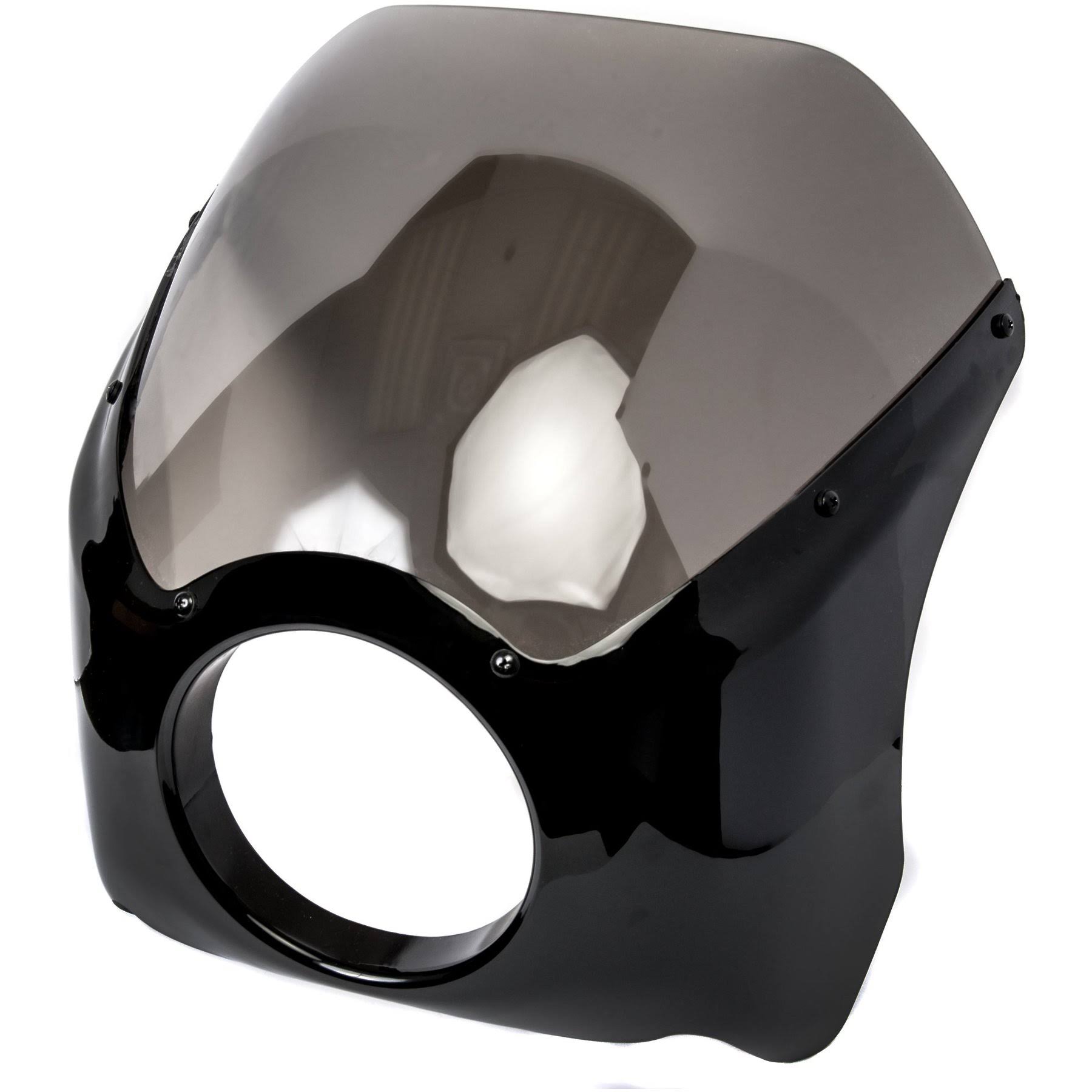 Krator Black u0026 Smoke Headlight Fairing Windshield Kit for Kawasaki Vulcan Classic Custom 900