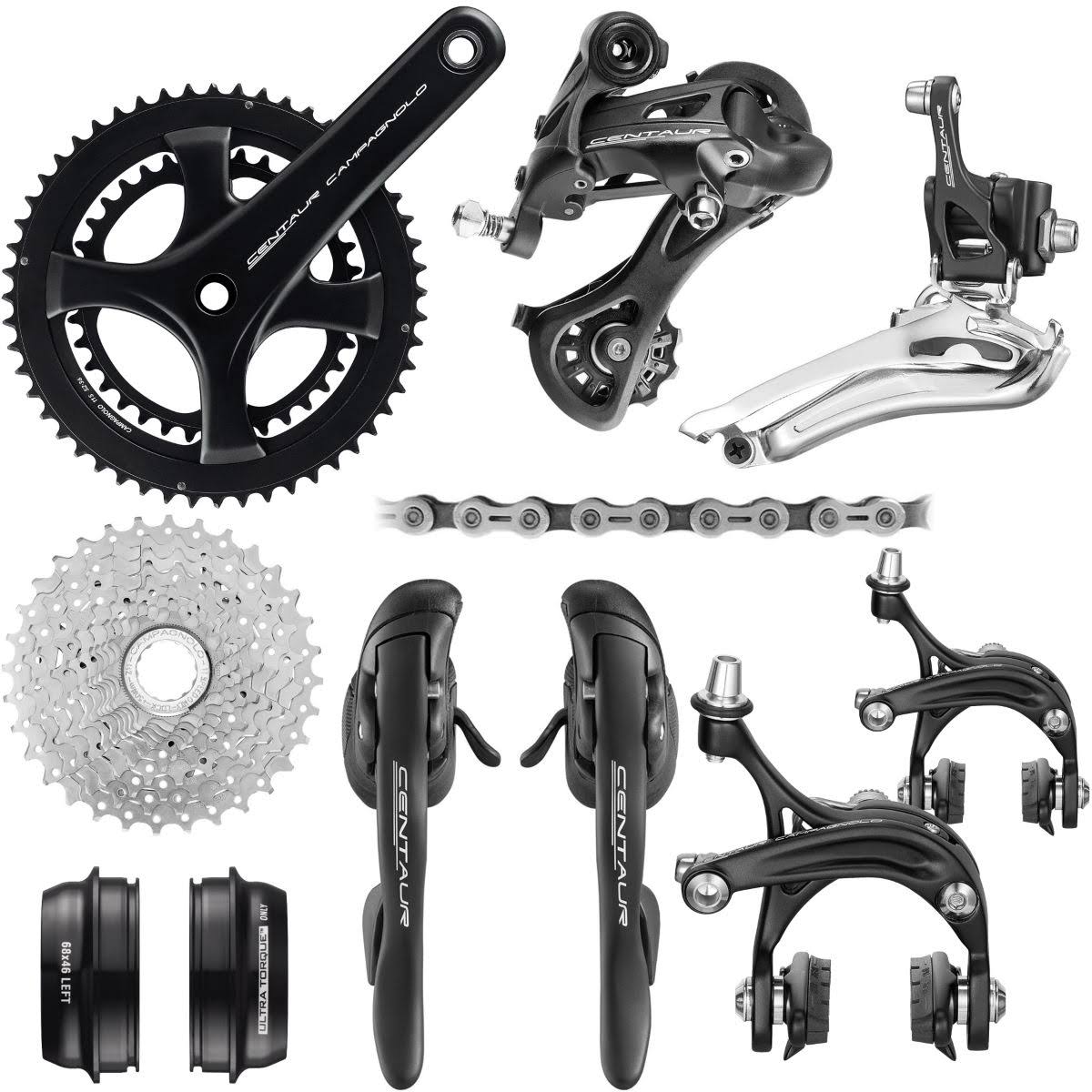 Campagnolo Centaur 11sp Road Groupset - Rim Brake - 11-32t - Black