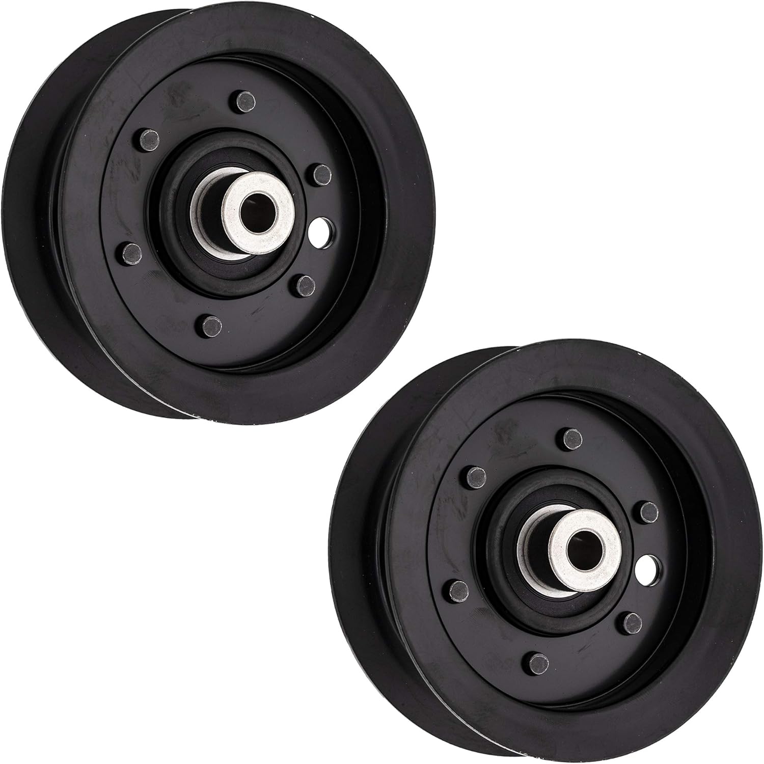 8TEN Flat Idler Pulley for Exmark Toro 38 42 inch Deck Quest E-Series S-Series Timecutter MX SS 106-2175 2 Pack