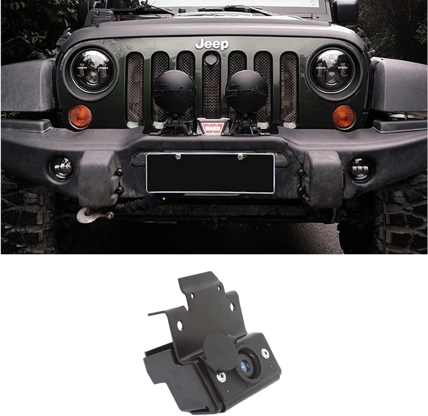 XiaoKa Jeep Wrangler Anti-Theft Hood Lock for 2007-2018 Jeep Wrangler JK JKU,Anti-Theft Hood Latche,Jeep Wrangler JK Accessories, Smart-JK Pack of 2