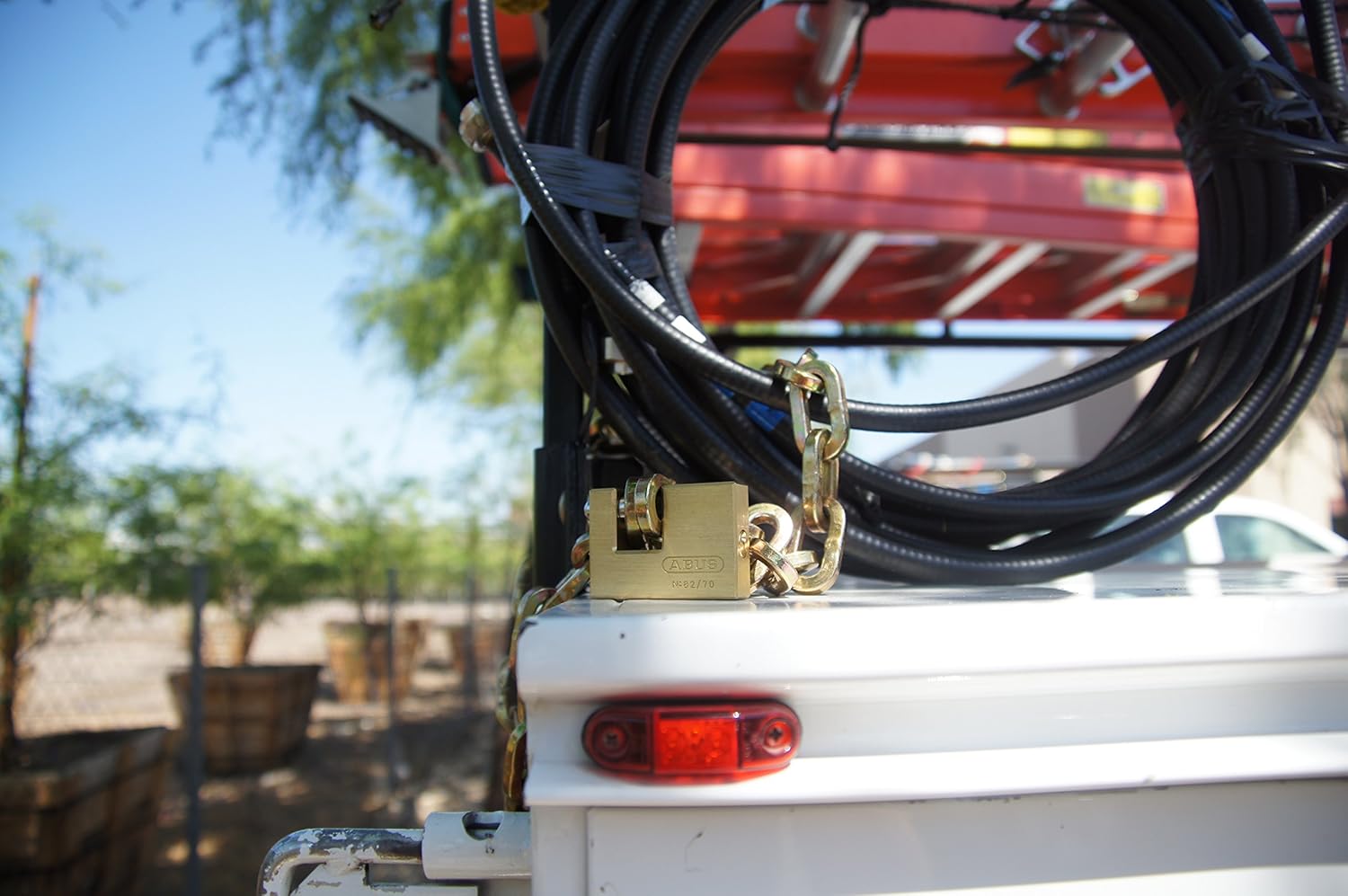 ABUS 82/90 Monoblock Brass Padlock Keyed Different Pack of 2