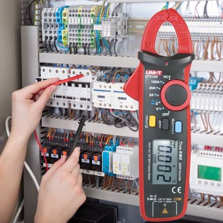 UNI-T UT210E Mini Digital Handheld Clamp Multimeter Backlight LCD True RMS Voltmeter Ammeter Ohmmeter AC/DC Voltage Current Capa
