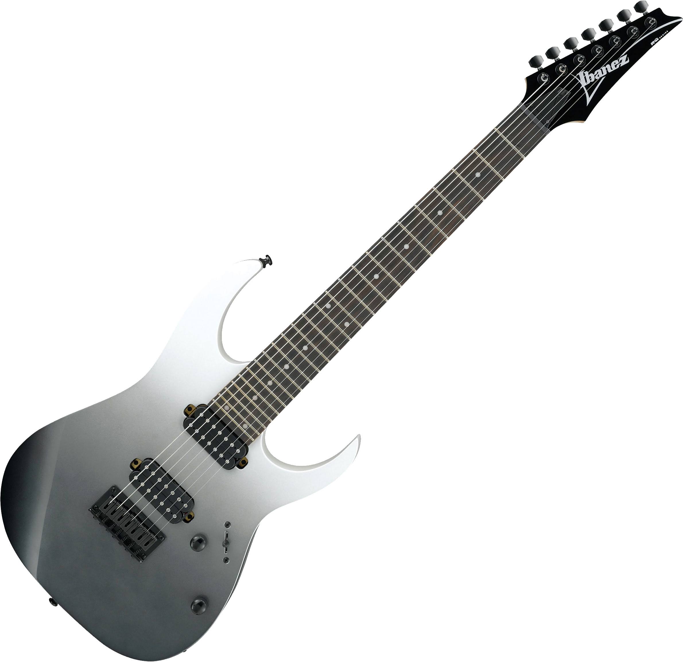 Ibanez RG7421 Electric Guitar, 7-String, Pearl Black Fade Metallic