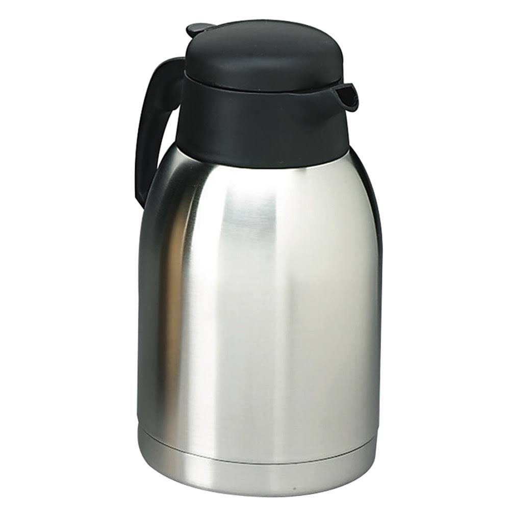 Hormel Stainless Steel Lined Vacuum Carafe, 1.9L, Satin Finish/Black