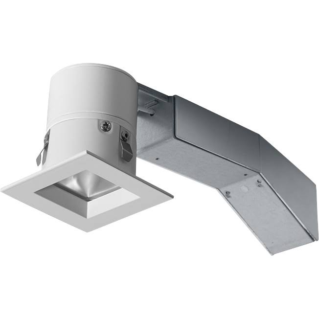 RAB REMODELER 2 inch Square 8W 3500K Dimmable Triac 20 Degree 1/2 inch Trim White Ring (RDLED2S8-20YN-TW)