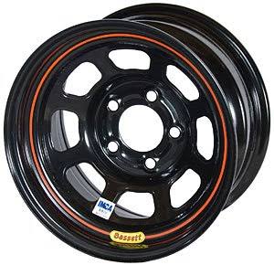 Bassett Wheels 58d54i Black IMCA D-Hole Wheel