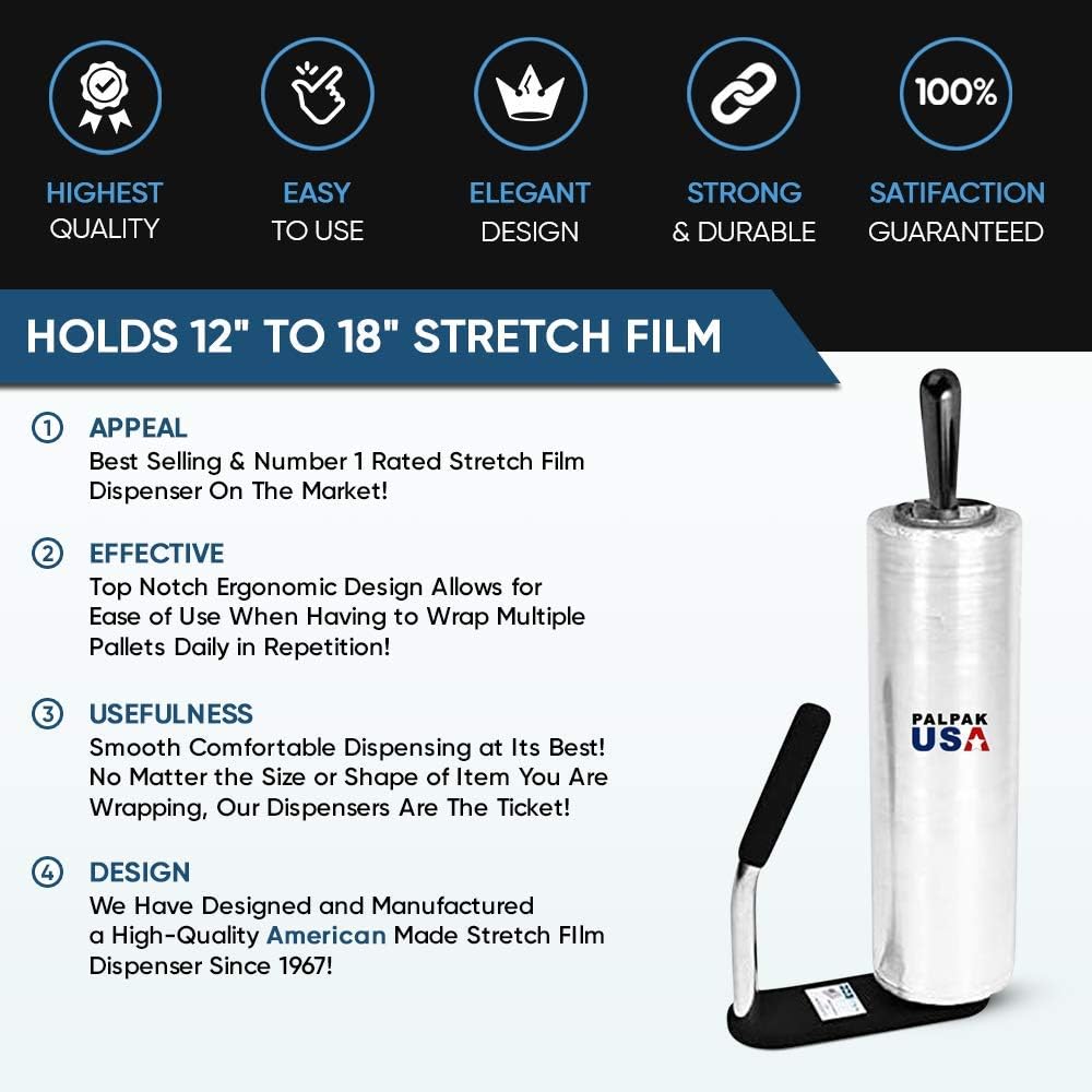 PalPak200 -The Leading Stretch Film Dispenser - Holds 12