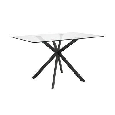 Dever Dining Table Base Color: Black