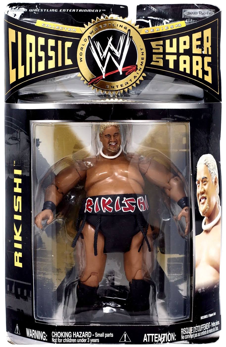 WWE Wrestling Classic Superstars Series 18 Rikishi Action Figure