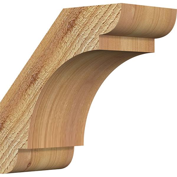 4x22W x 8x22D x 8x22H Olympic Rough Sawn Brace, Western Red Cedar