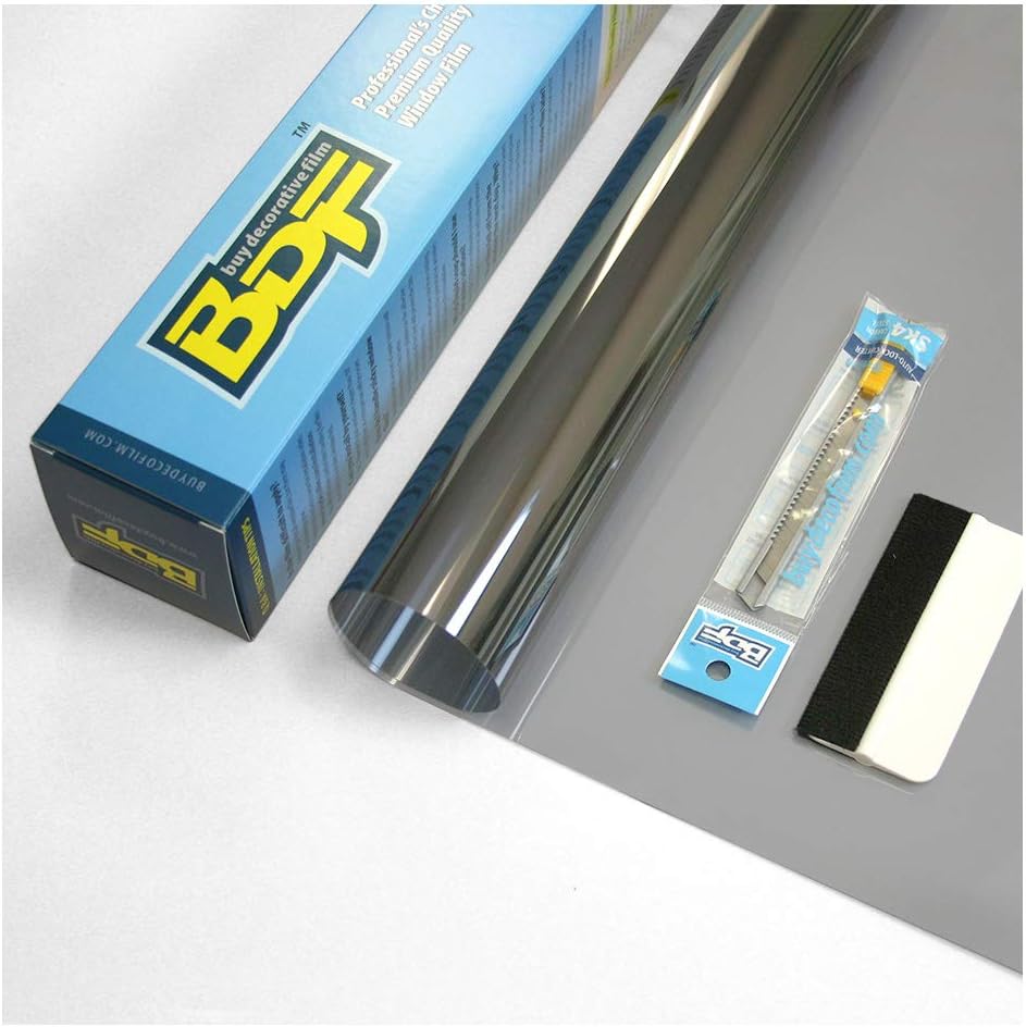 BDF NA50 Window Film Sun Control and Heat Rejection N50, Black (Light) - 36in X 24ft