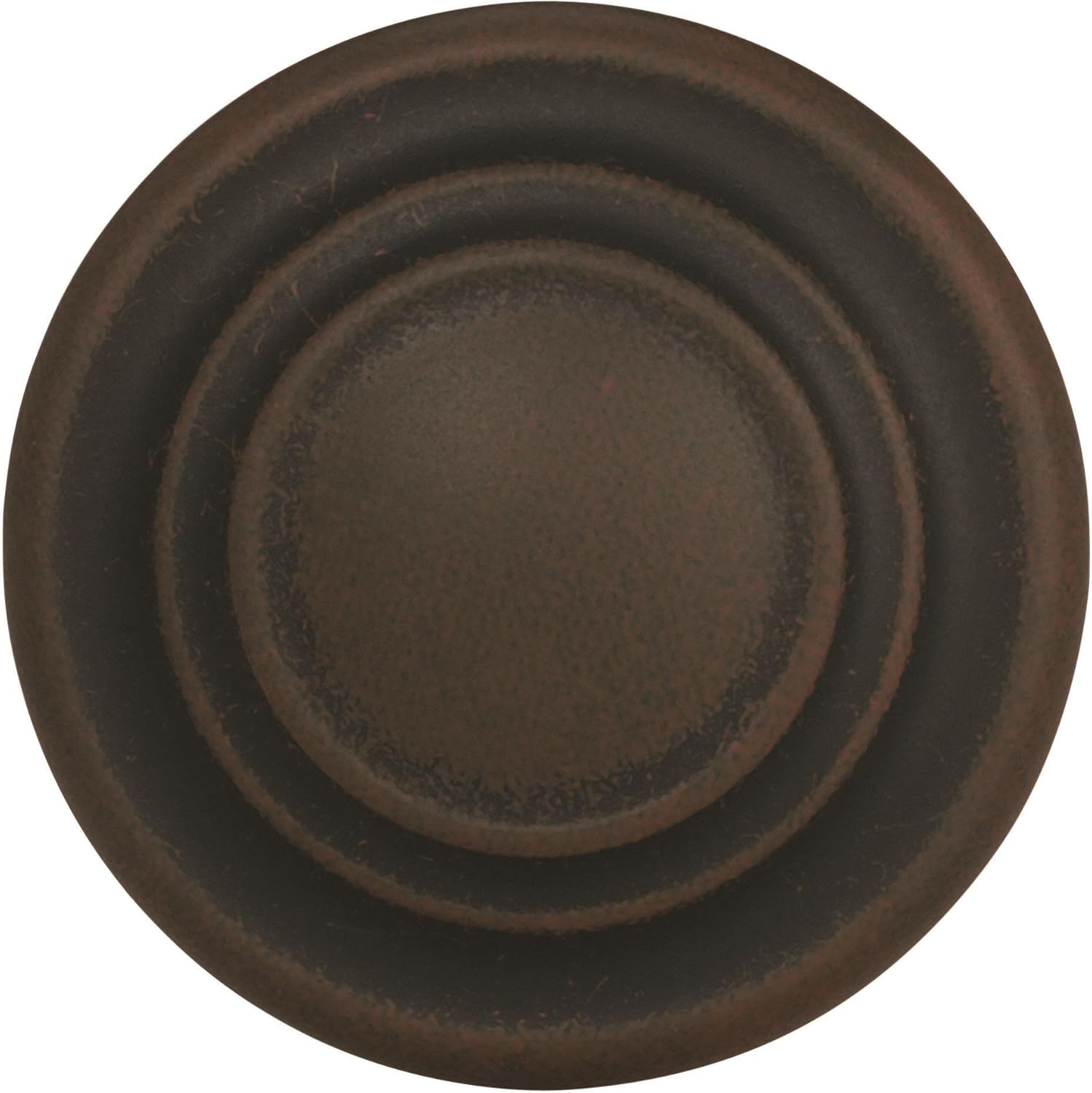 Allison by Amerock Inspirations Cabinet Knob | 1-5/16 in (33 mm) Diameter | Antique Rust | 10 Pack Pack of 2