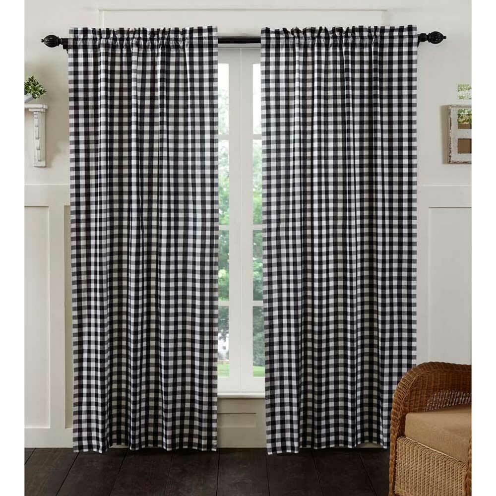 Annie Buffalo Check Panel Set Black