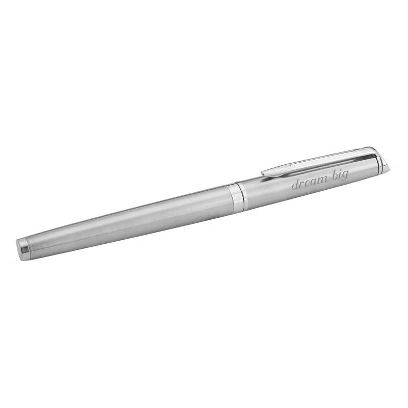 Waterman Fountain Pen, Black, silver/steel | Things Remembered
