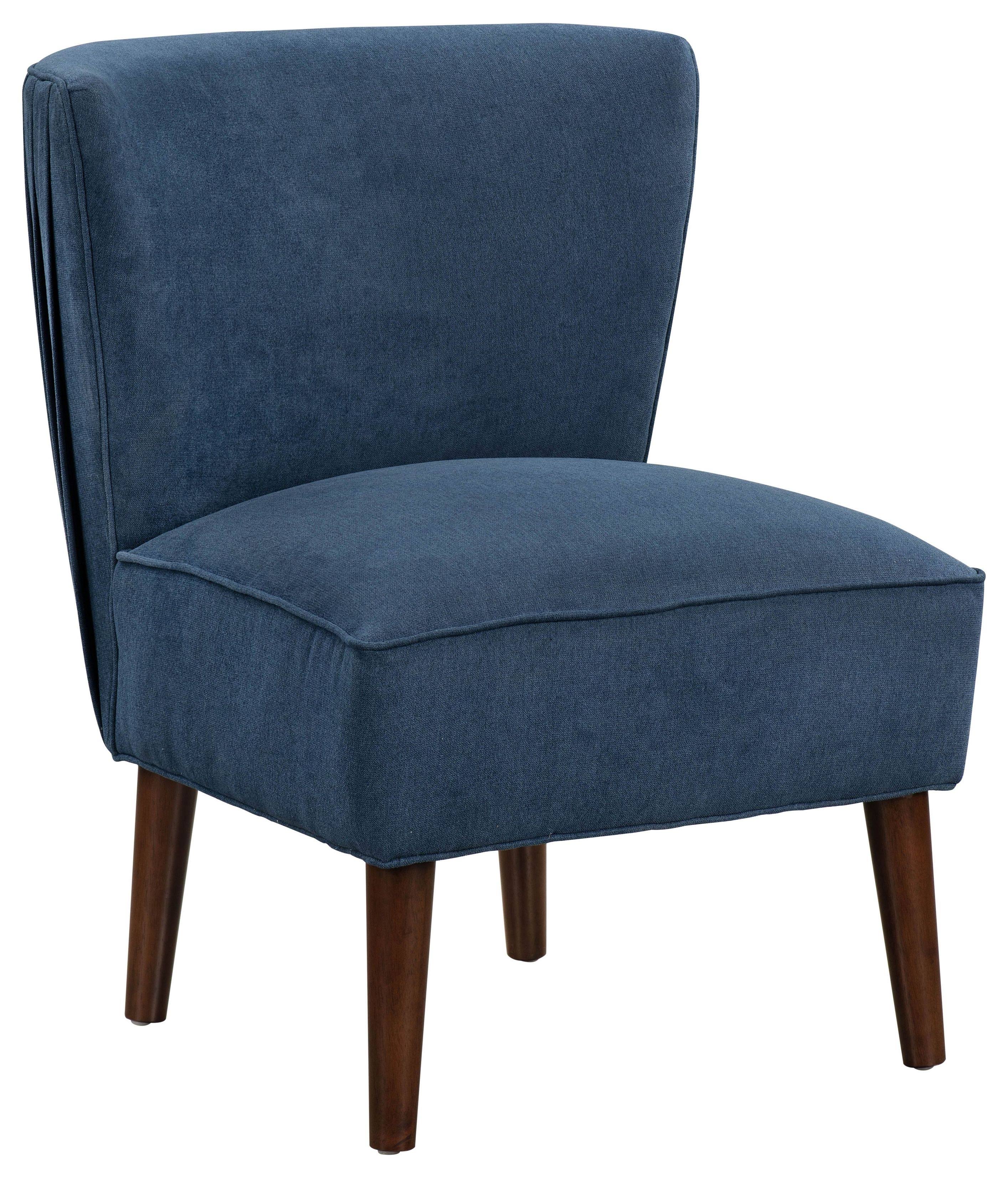 Lane Furniture 30075-12-04 Rowan Pleated Fabric Accent Chair Navy