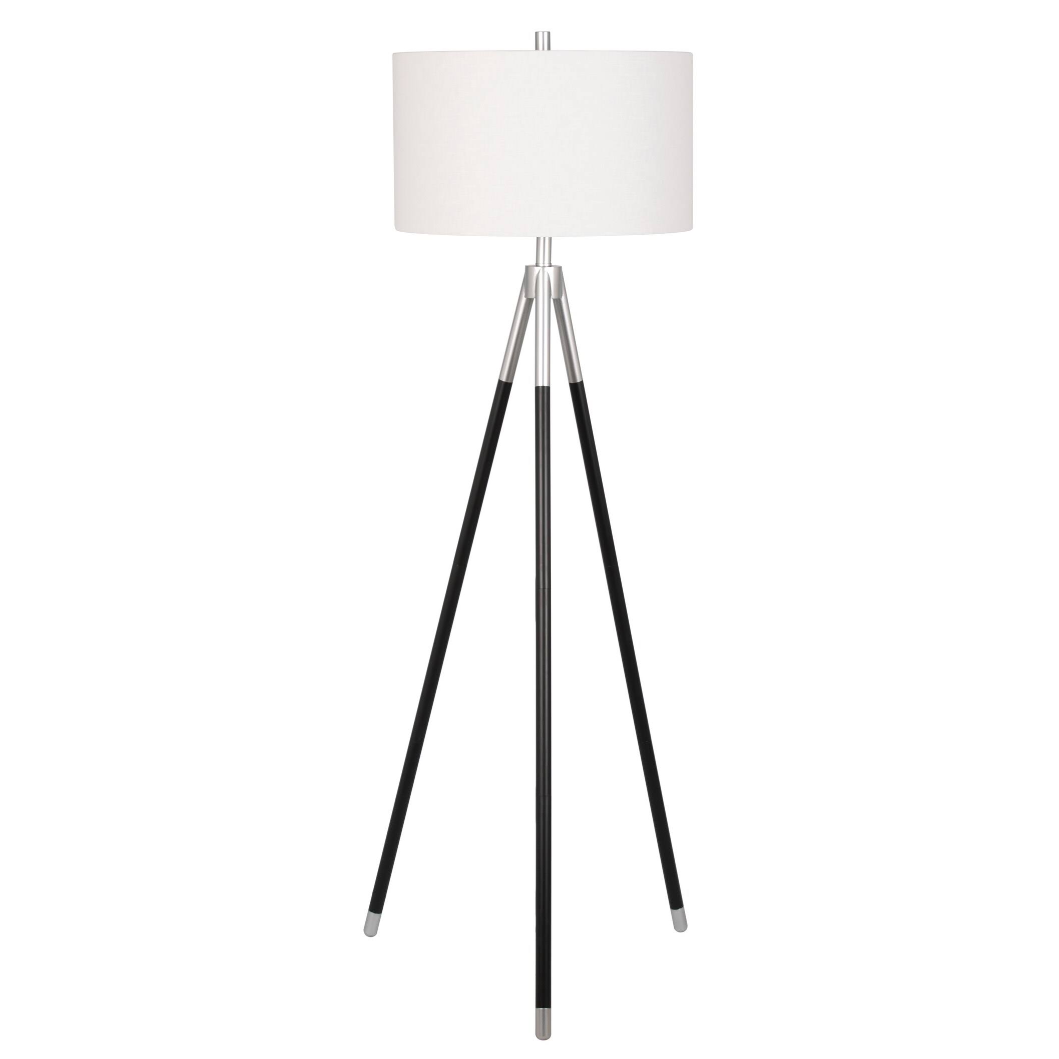 Tri-Pod Floor Lamp - 61.5 - Black