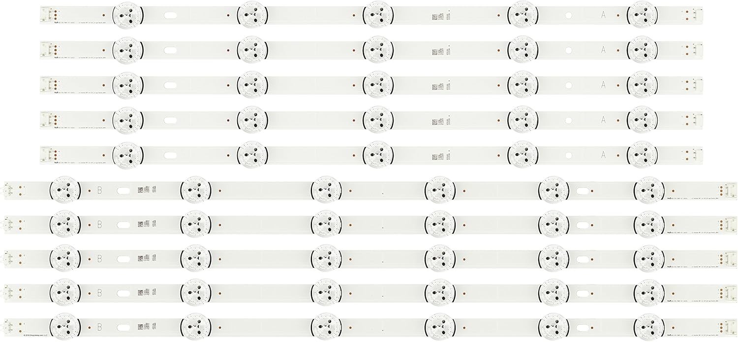LG 6916L-1833A/6916L-1834A Replacement LED Backlight Strips (10) (See Note!) Pack of 2