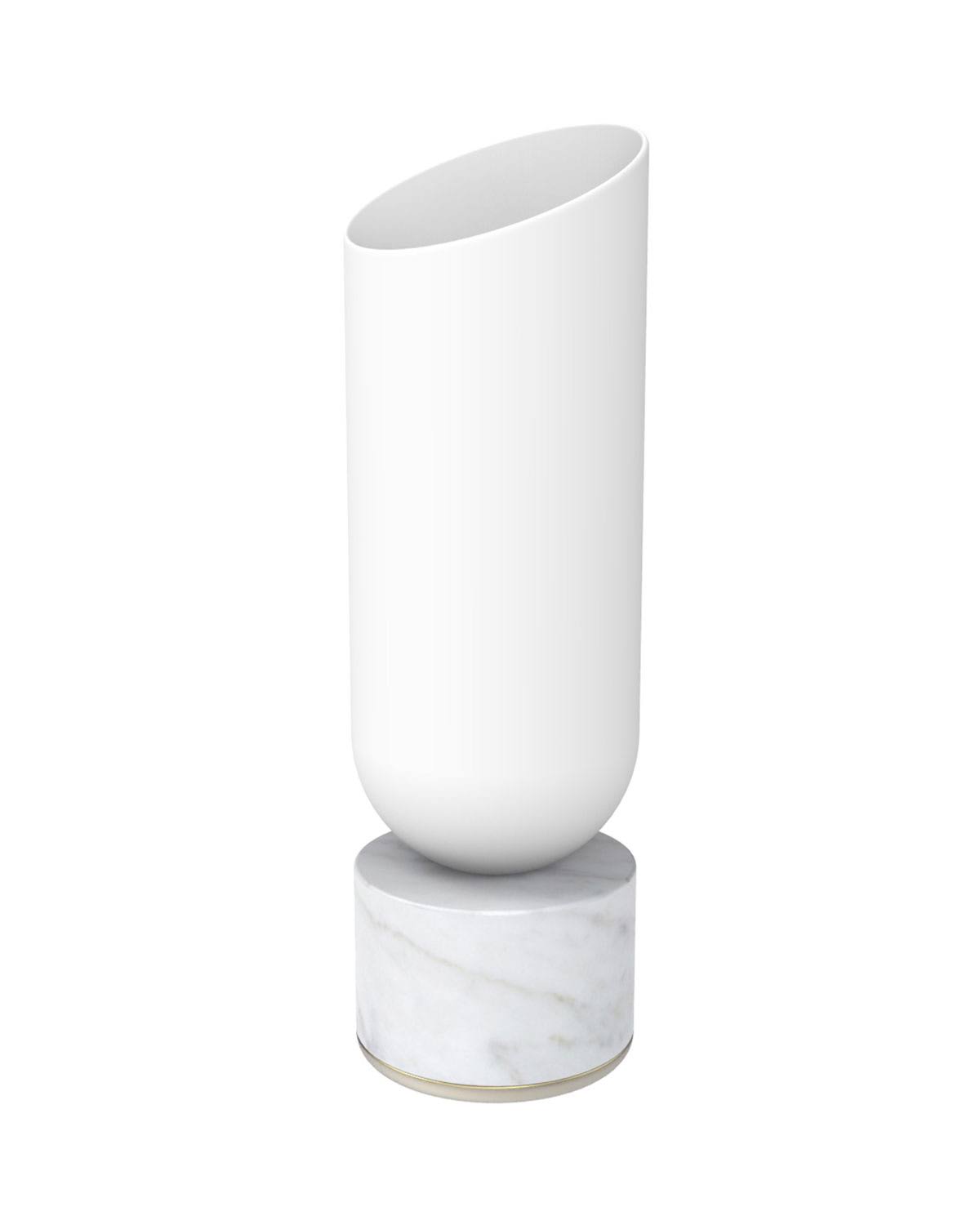 Lexon Rechargeable LED Lamp in White Marble /White at Nordstrom Rack