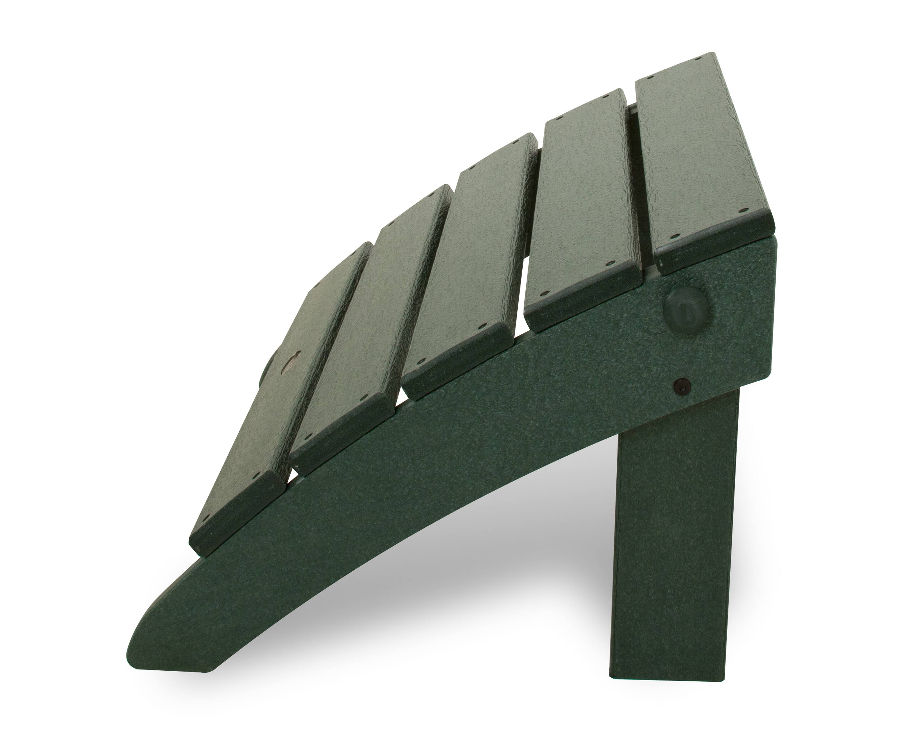 POLYWOOD Classic Adirondack Ottoman - Green