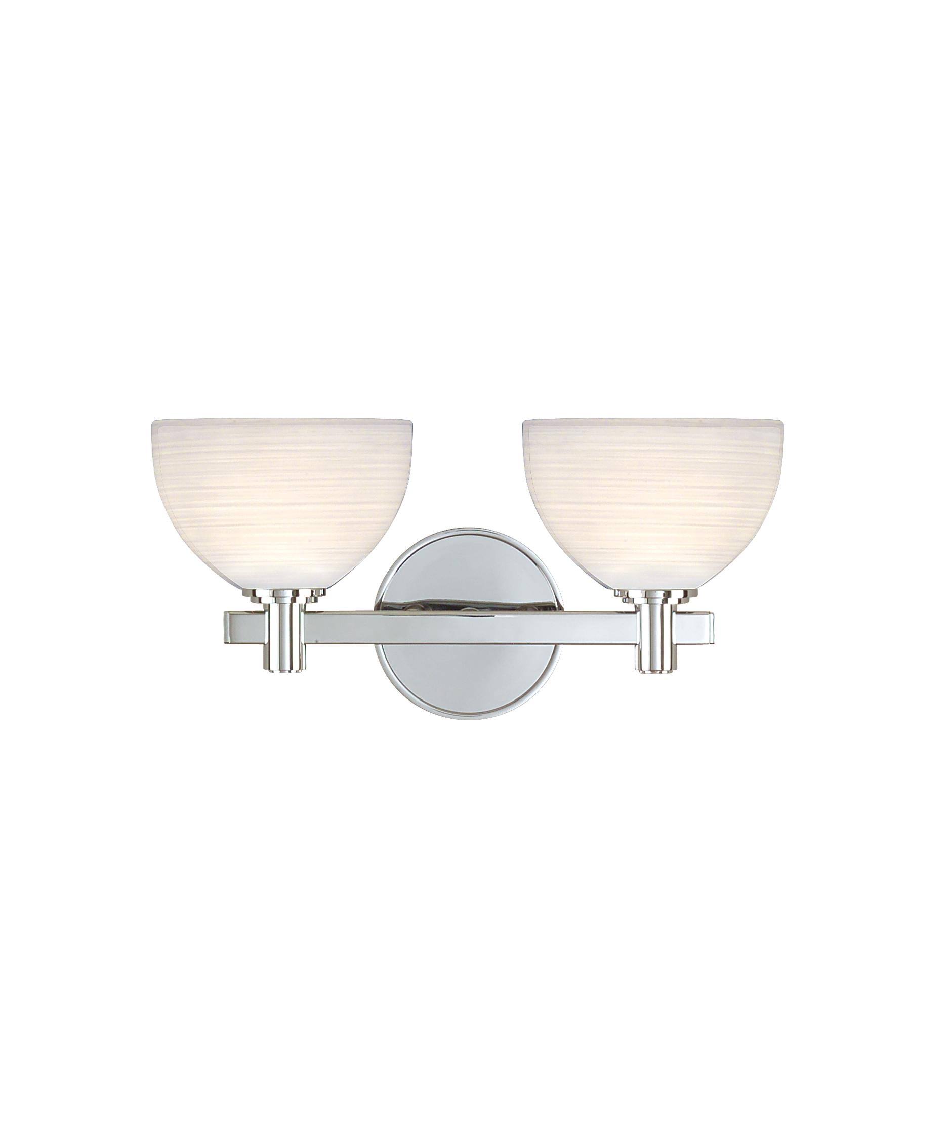 Hudson Valley 1402-PC Mercury 2 Light Bath Bracket Polished Chrome