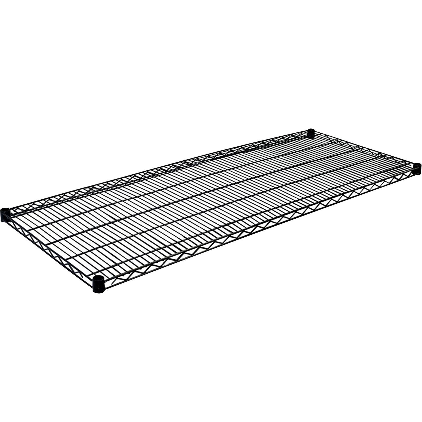 Storage Max Black Wire Shelf Single 24 x 48