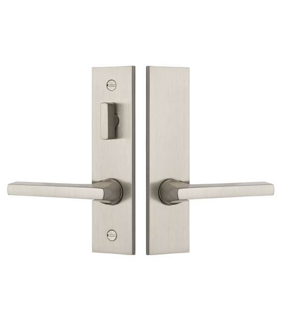 Baldwin Minneapolis Screen Door Privacy Set Polished Chrome