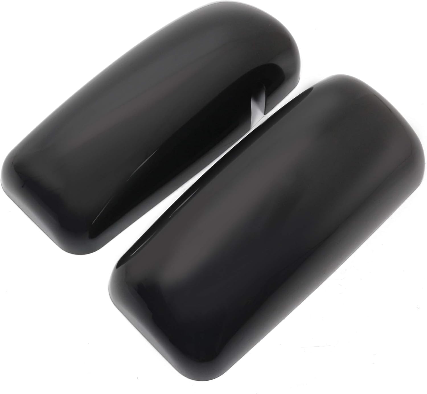 Pair Black Door Mirror Covers Left/Driver Side & Right/Passenger Side for Commercial Truck KENWORTH T600 /T660