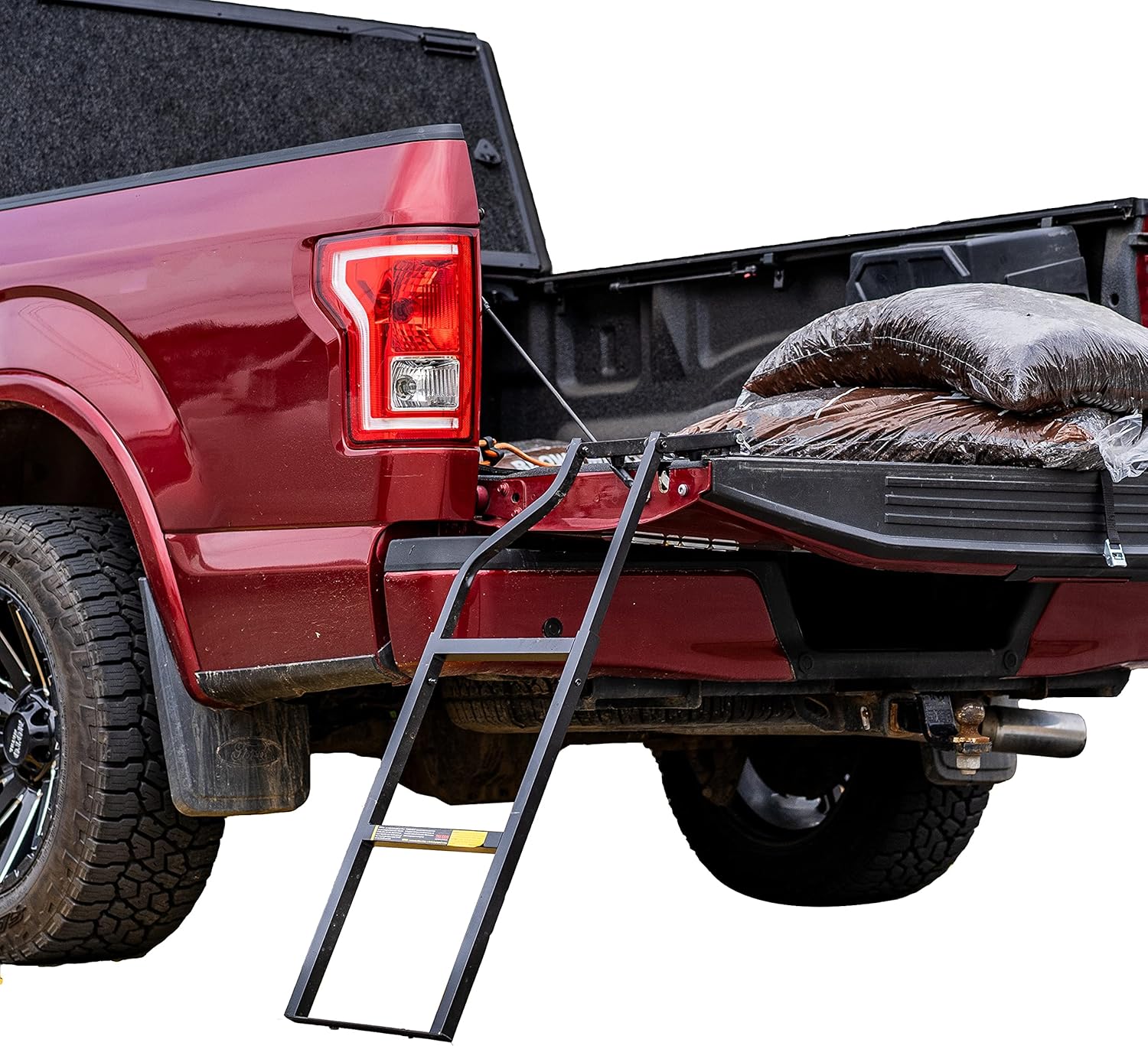 Traxion 5-100 Tailgate Ladder , Black